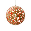 David Trubridge Coral Ø40 Rød Taklampe