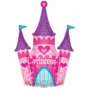 Prinsesseslott STOR Folieballong 91 cm