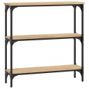  Konsollbord sonoma eik 75x22,5x75 cm konstruert tre 834031