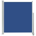 vidaXL Uttrekkbar sidemarkise 140 x 300 cm blå
