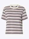 Selected Slwessential Ss Striped Boxy Tee Noos   Pink   M