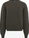 Weekday Regular Knitted Cotton Sweater   DARK MOLE   L