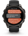 Garmin Fenix 8 AMOLED Sapphire 47mm Carbon Gray DLC TI/Black
