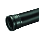 Wavin Wafix 40mm Avløpsrør med Muffe - 1 Meter Plast Kloakk Rør