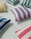 Maison Deux Cubics Pledd Blå/Gul