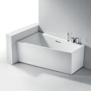 Sanipro KOS Asymmetrisk Hjørne Hvit / 150cm Høyre SA 10027