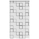  Dusjrullgardin med kassett 130x240 cm Stoffbredde 126 cm