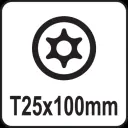 Yato T25 Torx Skrutrekker 100mm for Håndverktøy