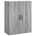  Veggskap grå sonoma 69,5x34x90 cm konstruert tre 8721012115699