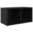  TV skap 3 pcs Svart 107 x 35 x 37 cm Konstruert tre