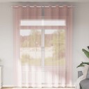  Voilegardiner med grommets 2 stk rosa 140x260 cm 8721158551153