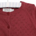 Burgunder Wheat Maja Baby Cardigan (80 / 1 år)