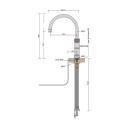 Quooker Classic Fusion Round Kjøkkenkran Krom