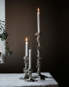 Pols Potten Drip Lysestake 25 cm Sølv Elegant Metall