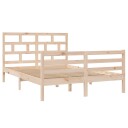 vidaXL Sengeramme heltre furu 140x200 cm