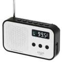 Adler AD 1907 PLL Digitalradio med Alarmfunksjon Svart/Hvit