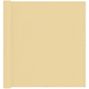 vidaXL Balkong Skjerm sand 110 x 600 cm Oxford Stoff