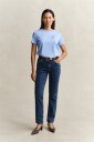 Script T skjorte HYDRANGEA BLUE XS