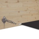 vidaXL Vertikal markise antrasitt 100x1200 cm oxford stoff