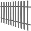 Stakittgjerde WPC 200x120 cm