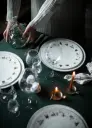 Wik & Walsøe Julemorgen Story tallerken 25 cm 2-stk. Hvit-multi