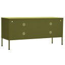 vidaXL TV-benk olivengrønn 105x35x50 cm stål