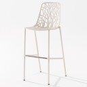Fast Forest barkrakk 65 cm med høy rygg White