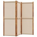  Romdeler 3 paneler gråbrun 210x180 cm 8721012464308