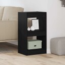 Bokskap/Romskiller Svart Eik 40x30x71,5 cm