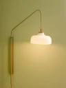 Hübsch   Current vegglampe lys sandfarge utstrekning 71 cm