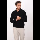 Julien Sweater Black M Structure knit sweater