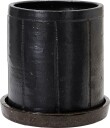 House Doctor Julian blomsterkrukke med fat Ø 22 cm Brun