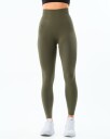 LEVITY Challenge Seamless Tights Green Olive XS