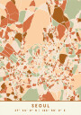 Black Maps Earth Tones 79 Plakat Plakat / 70x100cm