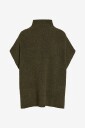 Vila   Poncho Viulrika Knit Poncho/Pb/Ef   Grønn