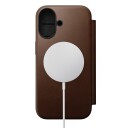 Nomad Modern Folio MagSafe Skinnetui for iPhone 17 - Brun