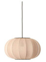 Made By Hand - Knit-Wit 45 Oval Pendel Sand Stone