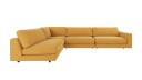 Rowico Home Duncan hjørnesofa åpen V Gul Brenda 68 345 x 216 x 78 cm Gul