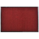 vidaXL Rød PVC Dørmatte 90 x 60 cm