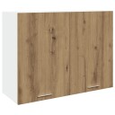  Hengende skap artisan eik 80x31x60 cm konstruert tre 8721158436368