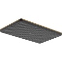 Hansgrohe Raindance Alive Q takdusj, 34,3x21,4 cm, vannsparende, børstet bronse