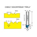 Cobolt 232-003 Dekorfres R=3 D=6,5 Maskintilbehør & forbruk