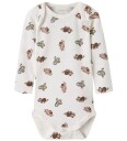 Name It baby   Body Nbnbody Ls Sloth 3 pack   Hvit