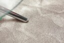 Satine Matte Rund 133 cm Grå - Vm Carpet