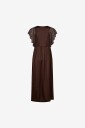 co’couture   Satengkjole ccIdun Lace Dress   Brun