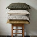 Broste Copenhagen Linn Putetrekk Dove Grey 40x60 cm