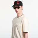 Fred Perry Pocket Detail Pique Tee   Cream   S