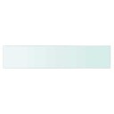 vidaXL Hyllepanel klart glass 70x15 cm