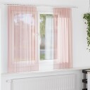  Voilegardiner med hemper 2 stk rosa 140x175 cm 8721158553034