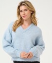Kaffe Clothing Kaffe Trina Ls Pullover Blå 2XL